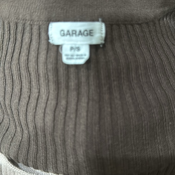 Garage brown/tan top, size S, worn once, like new condition. - Picture 5 of 6